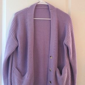 Purple Cardigan